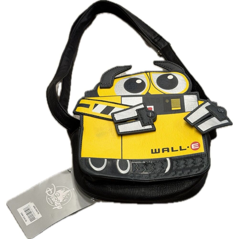 Disney WALL·E Character Crossbody Purse – Yellow & Black - Picture 3 of 5